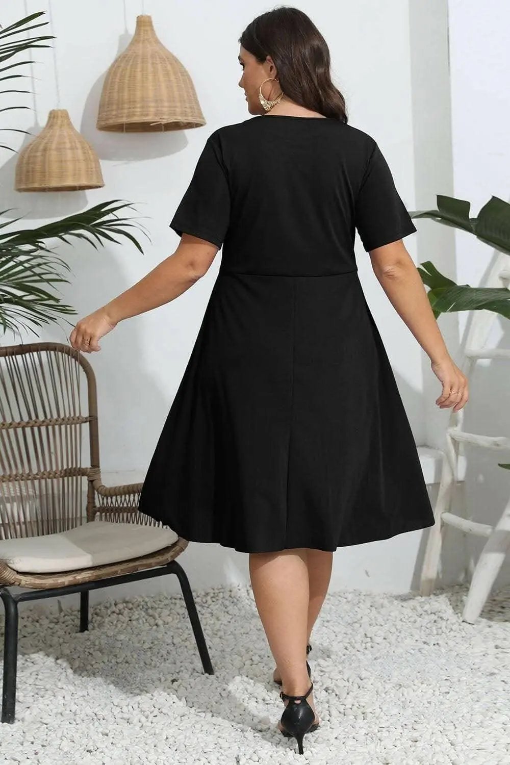 Plus Size Maxi Dress by Trendsi — Sheer Flowy Elegance