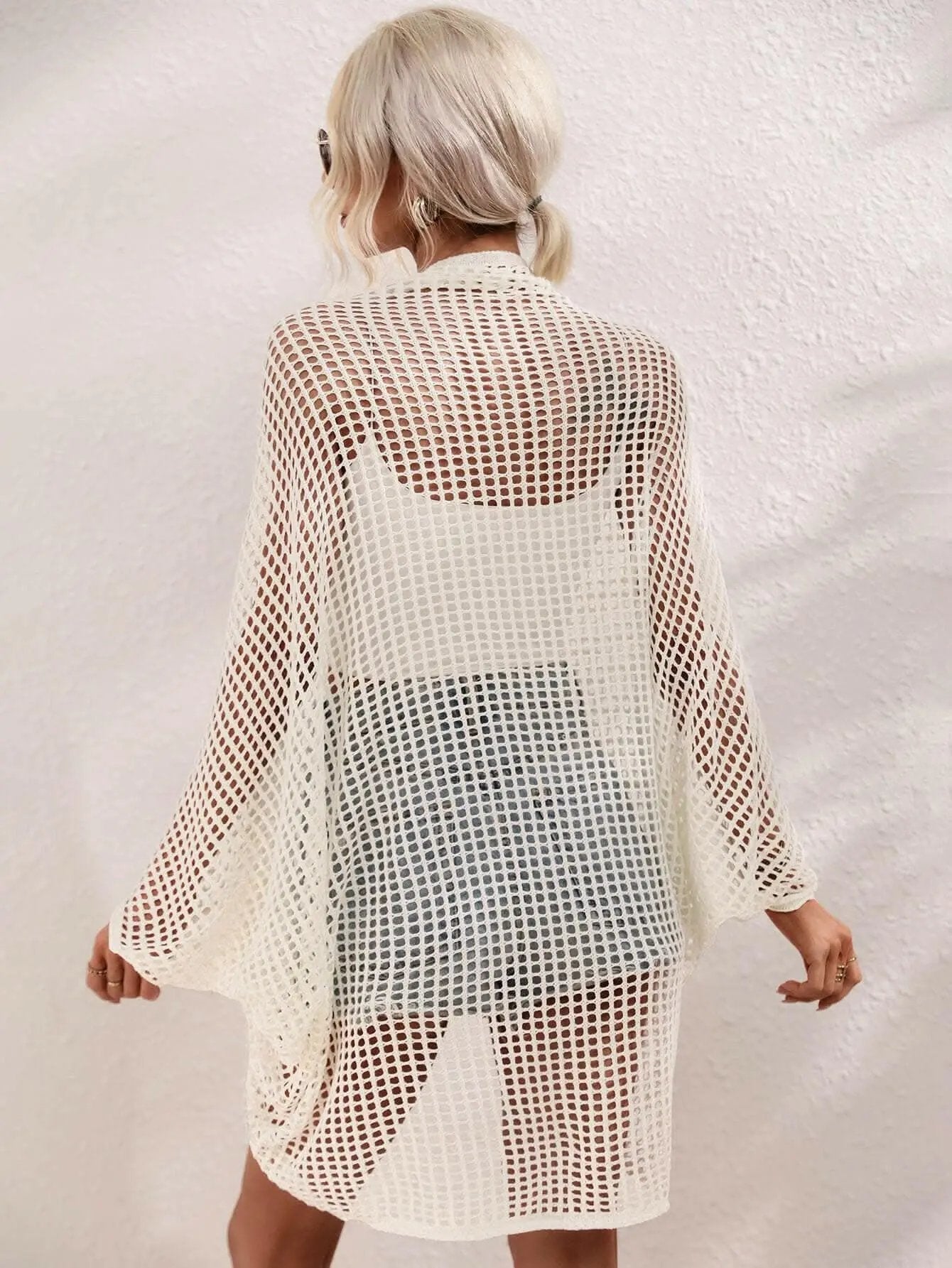 T-Shirts Trendsi swimwear - Elegant sheer longline wrap