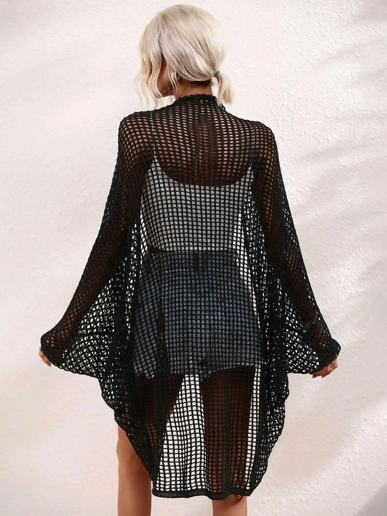 T-Shirts Trendsi swimwear - Elegant sheer longline wrap