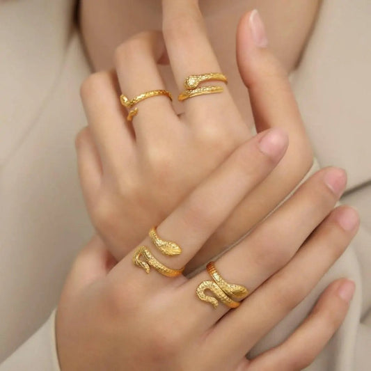 T-Shirts Trendsi just arrived - Elegant snake bypass ring