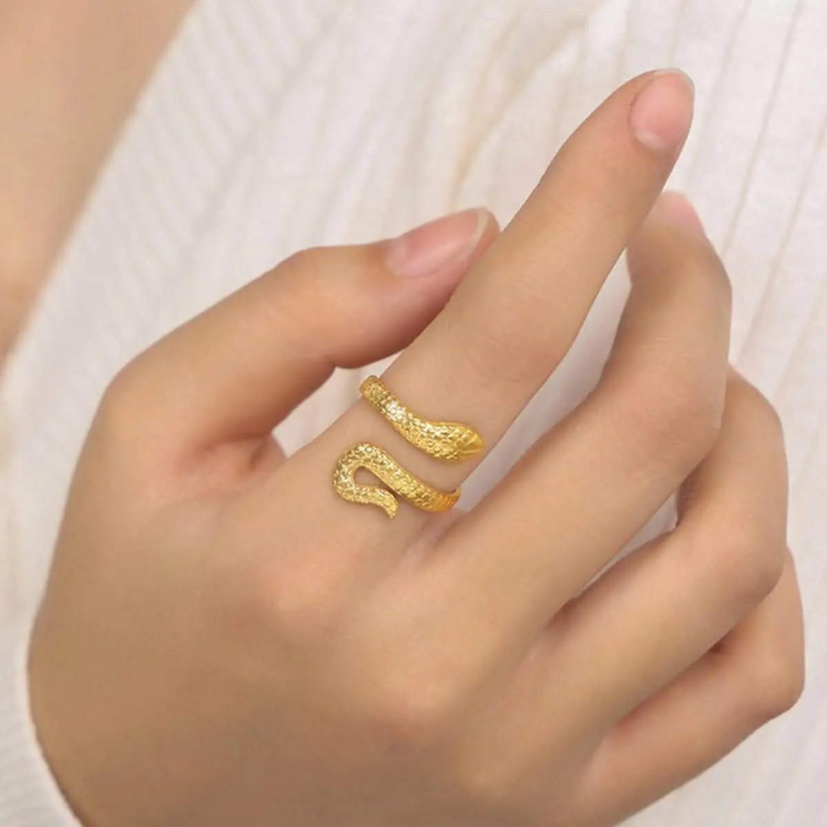 T-Shirts Trendsi just arrived - Elegant snake bypass ring