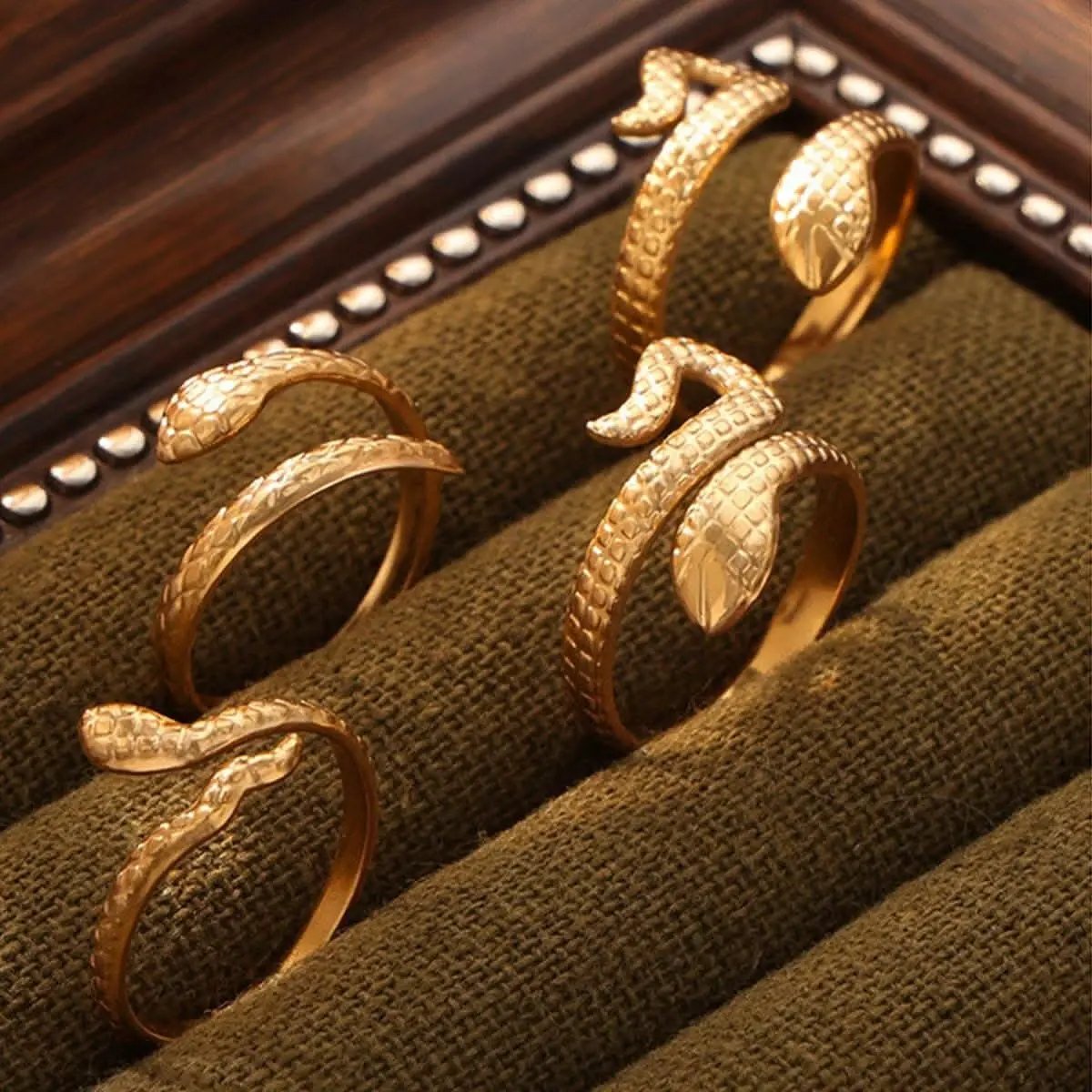 T-Shirts Trendsi just arrived - Elegant snake bypass ring