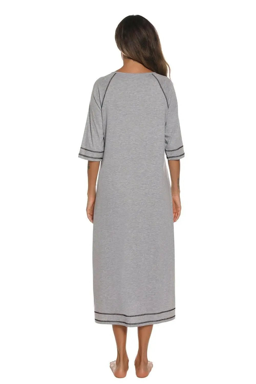 Night Dress With Pockets | Trendsi Comfortable Sleepwear