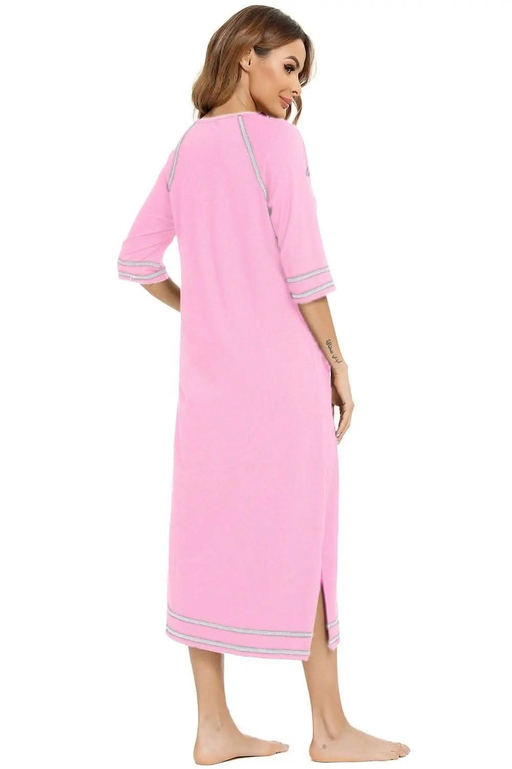 Night Dress With Pockets | Trendsi Comfortable Sleepwear