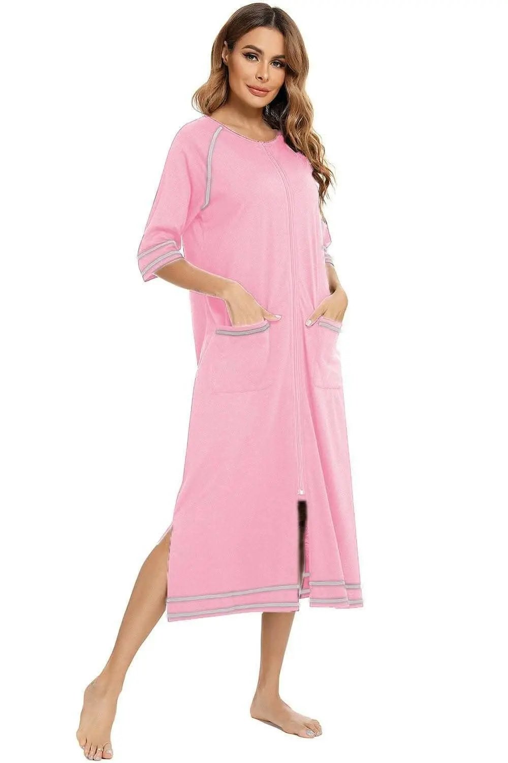 Night Dress With Pockets | Trendsi Comfortable Sleepwear