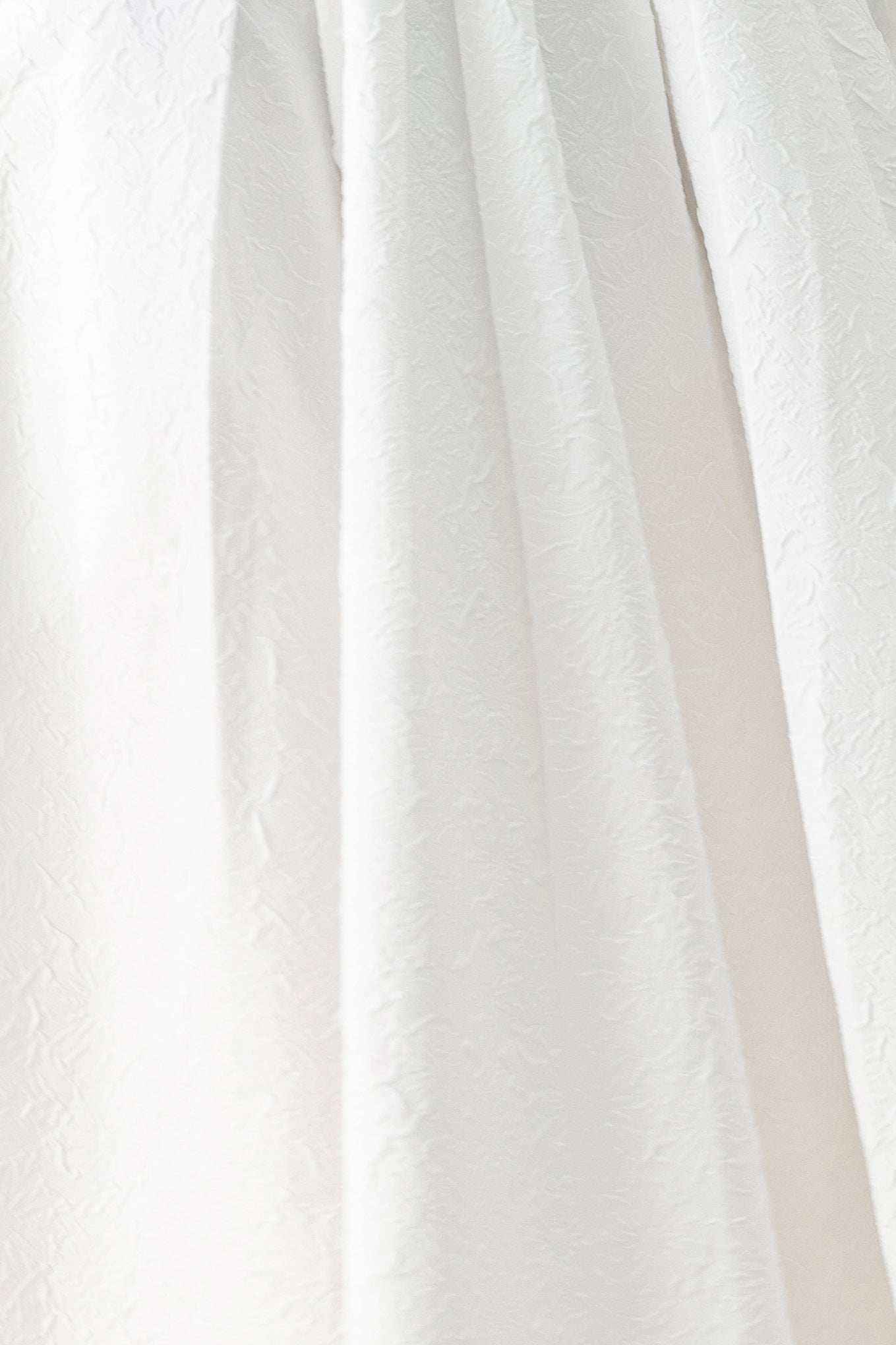 ECHO IN WHITE WOVEN MIDI DRESS