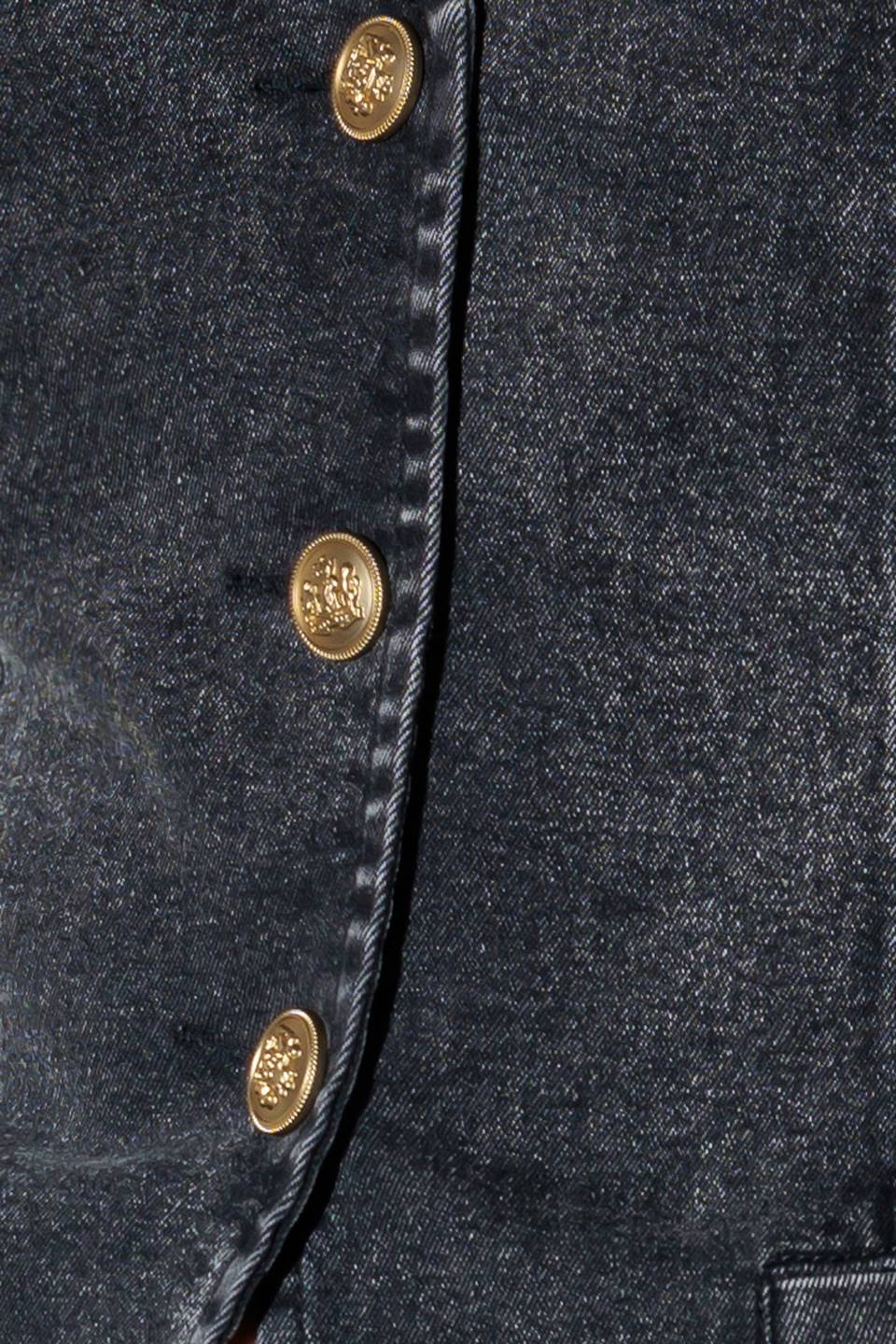 HEAVENLY BLISS BLACK DENIM VEST