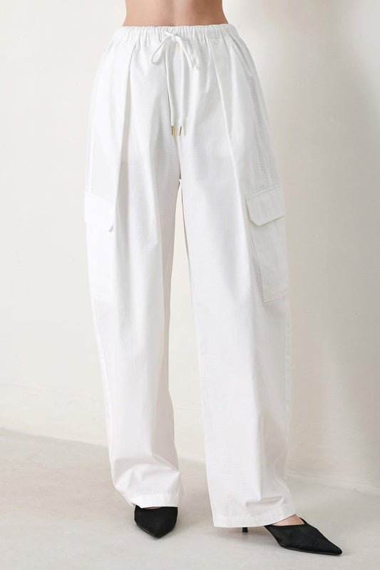 CRISP ESSENTIAL WOVEN BALLON PANTS