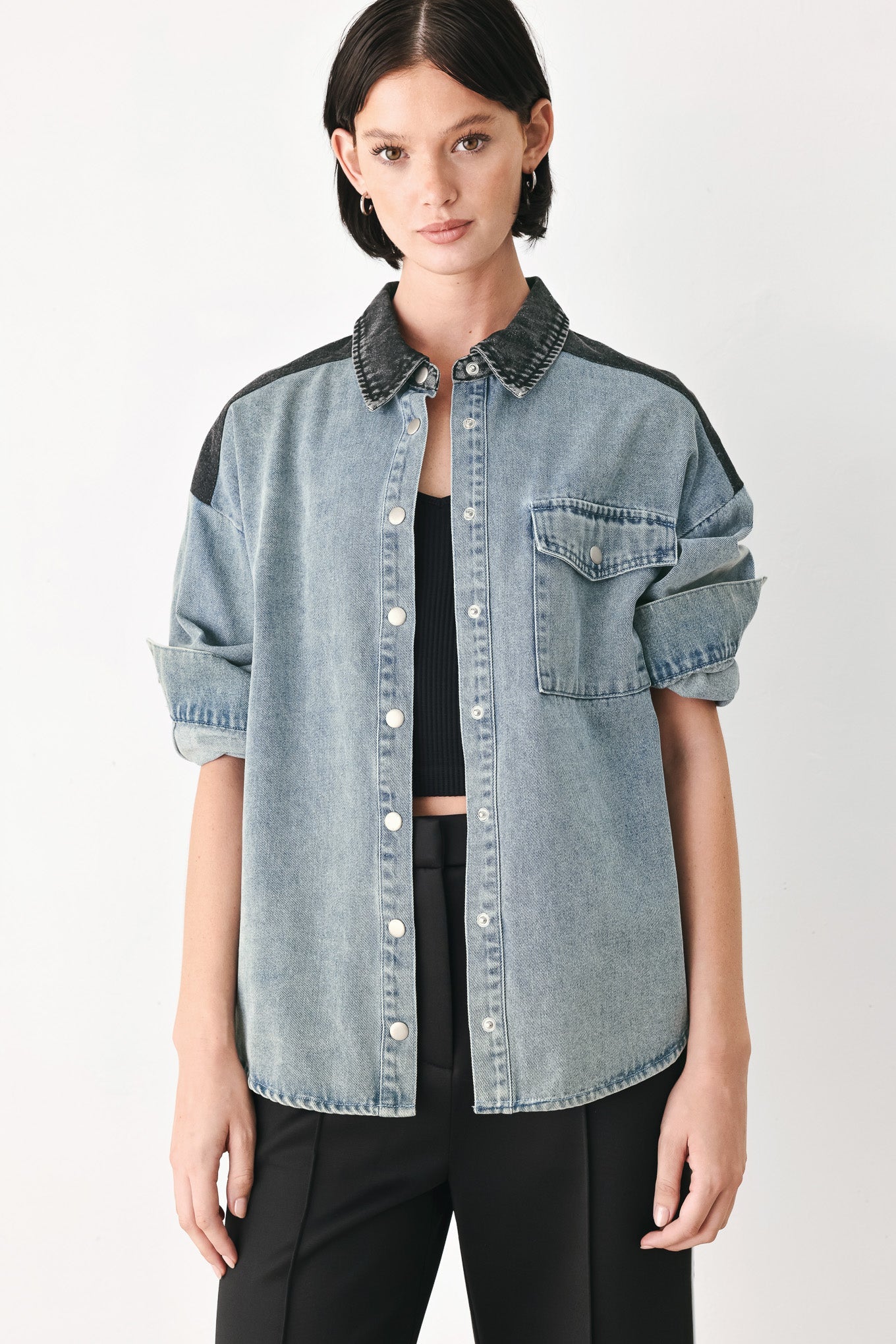 MY LOVE FOR YOU DENIM SHIRT