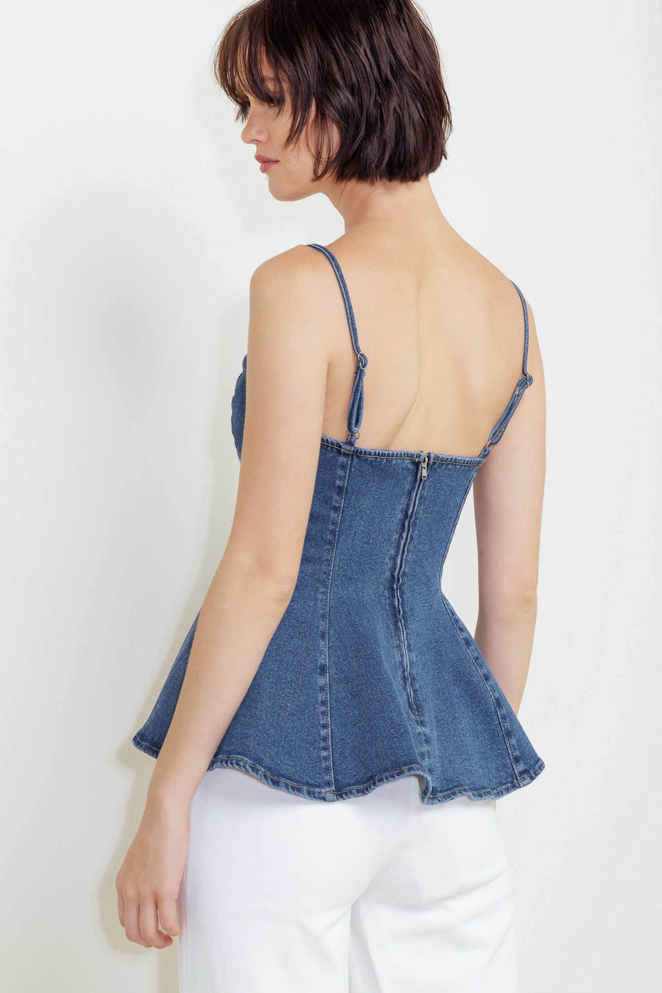 POWER POISE INDIGO CAMI TOP