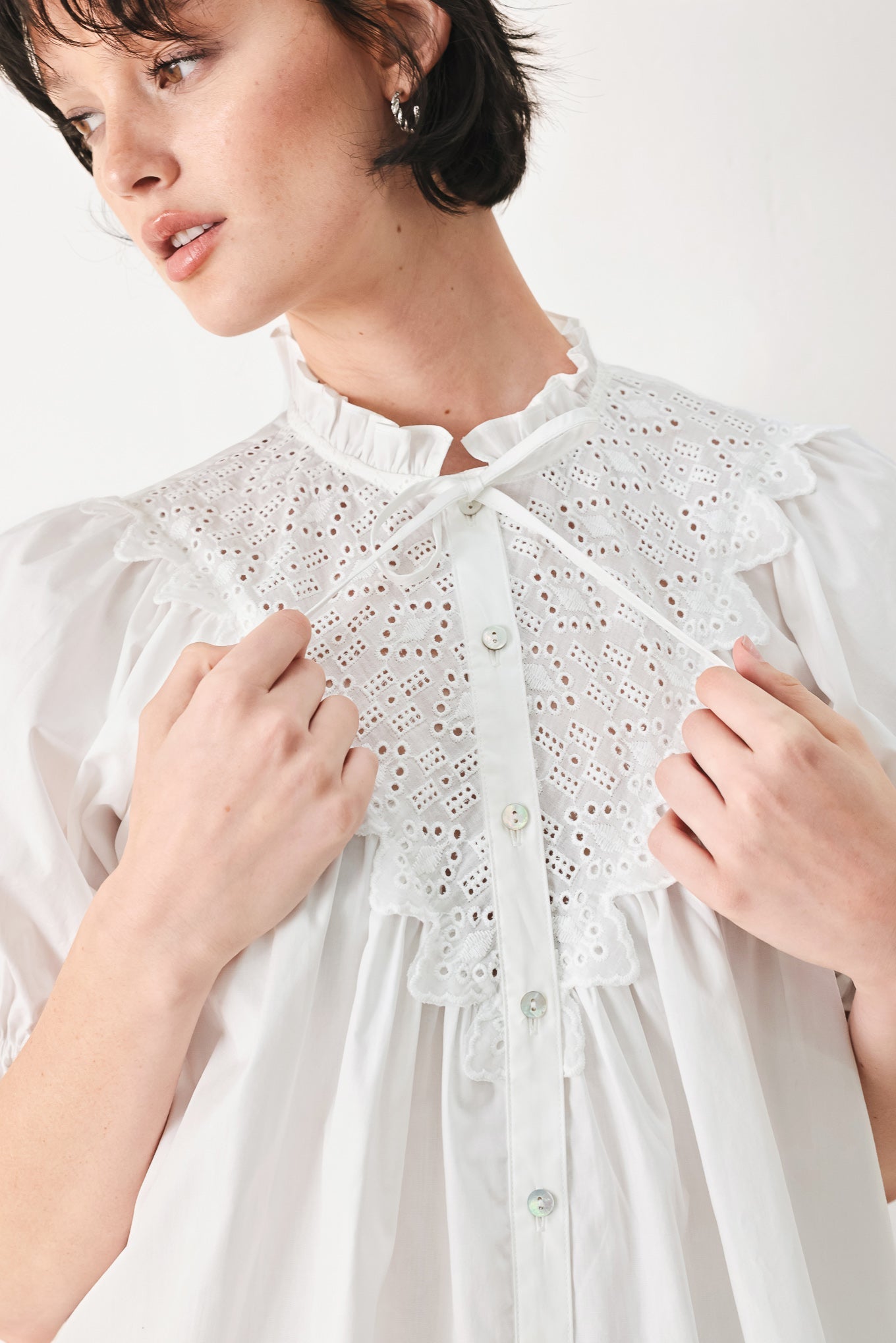 SWEET NOTE MOMENT WOVEN TOP