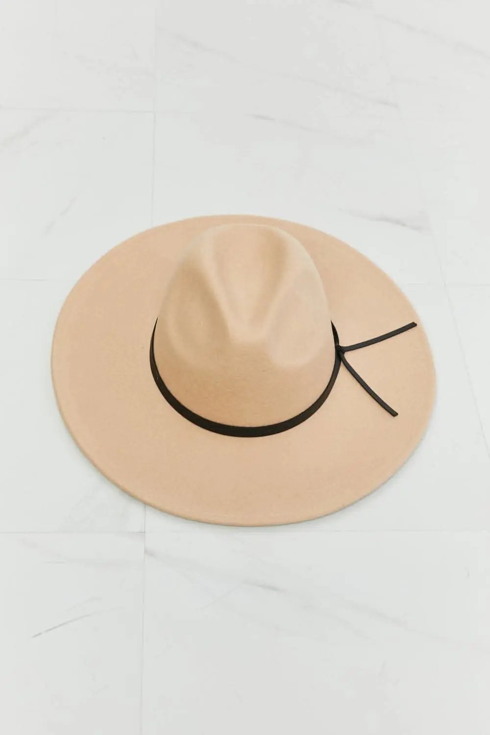Accessories Trendsi Fame fedora hat with leather detail