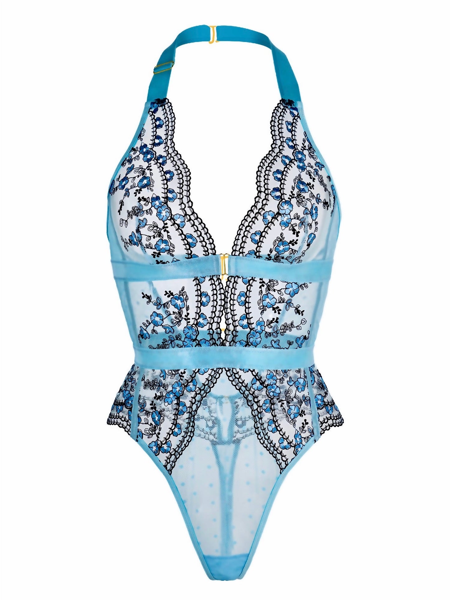 Tender Blossom Halter bodysuit