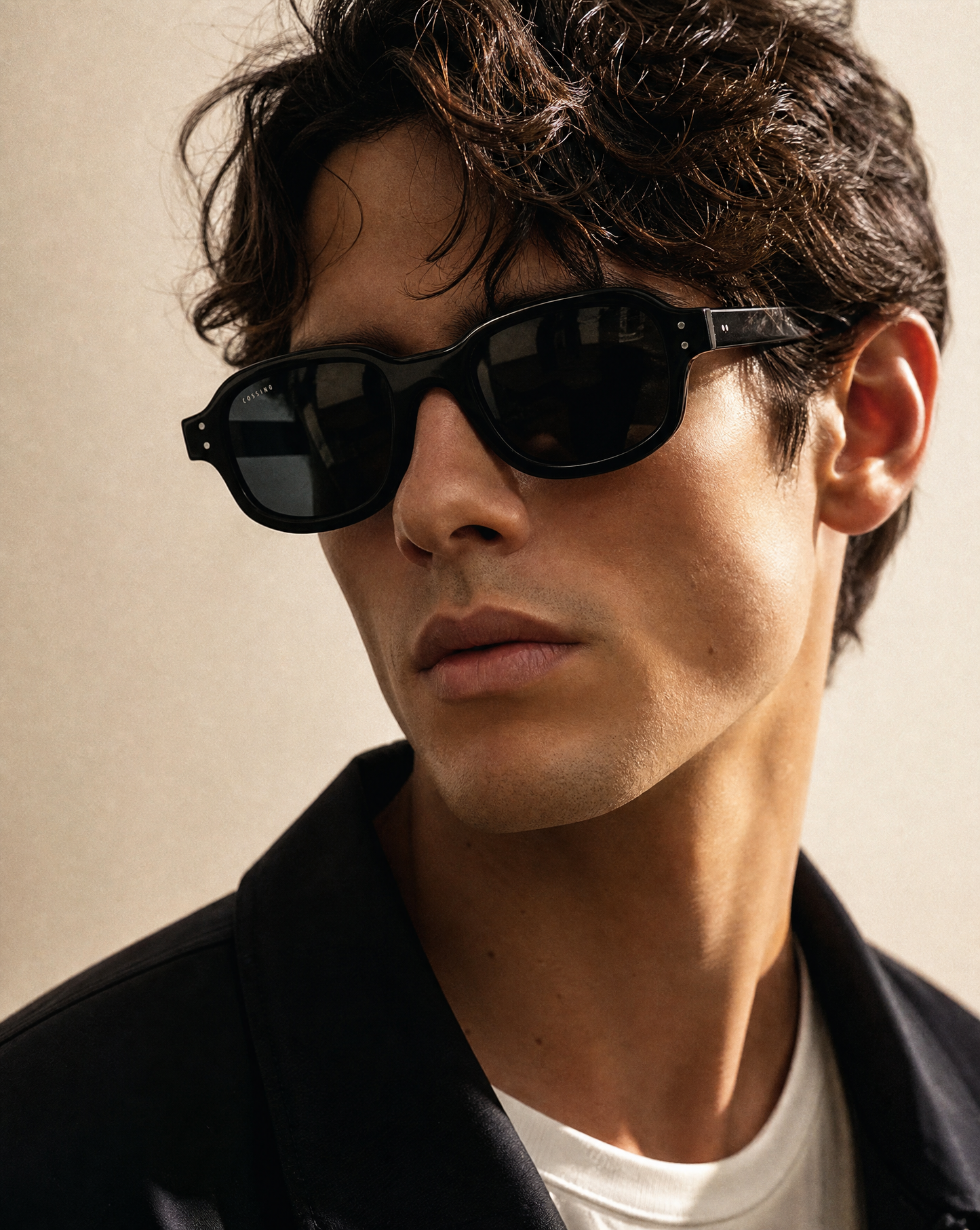 Tres 48mm Rectangle Sunglasses | Black