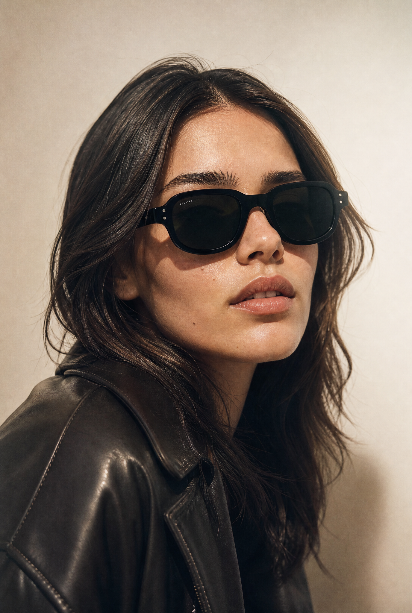 Tres 48mm Rectangle Sunglasses | Black