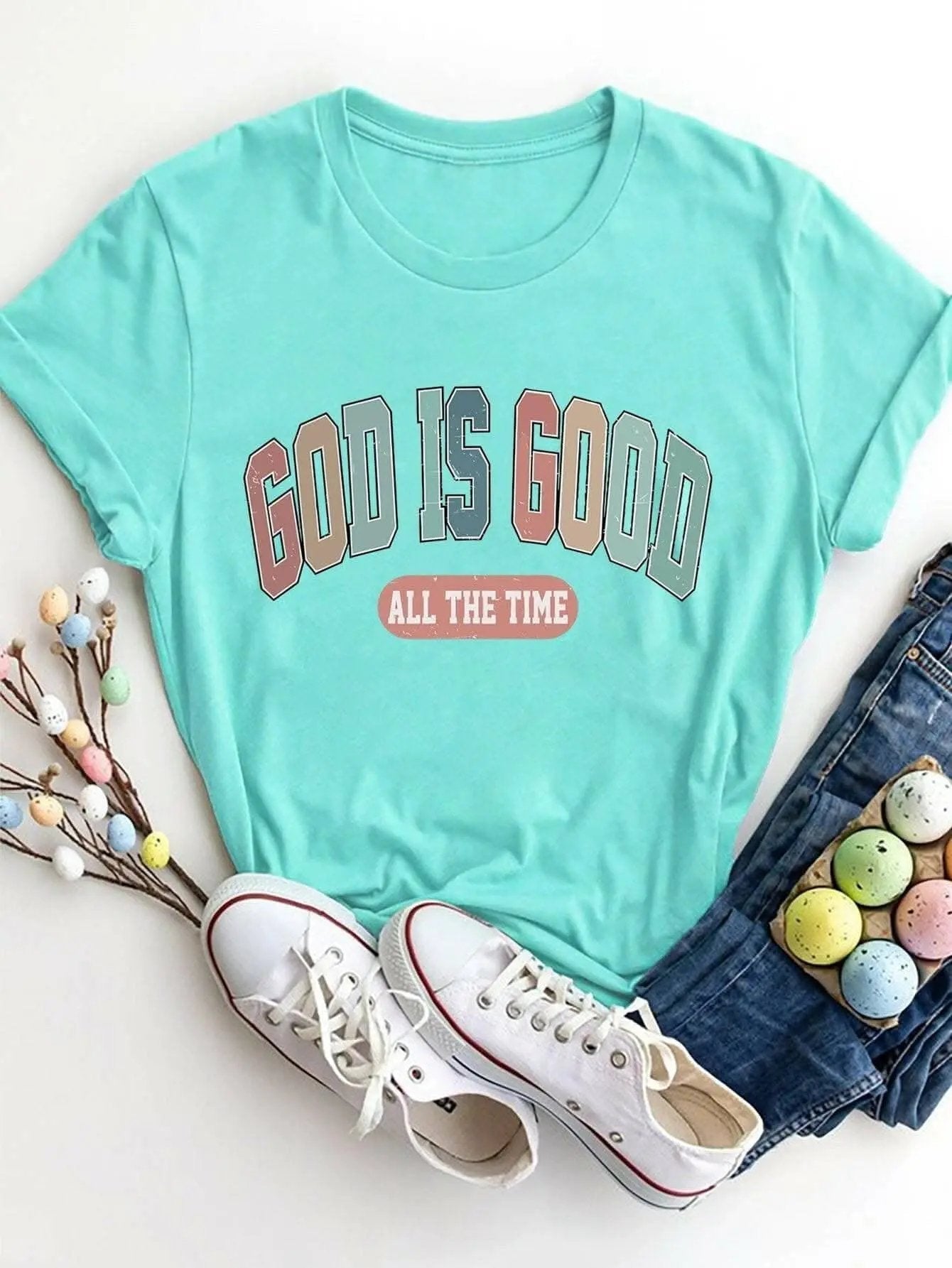 Trendsi God is Good Graphic Tee - Faith Inspired Unisex