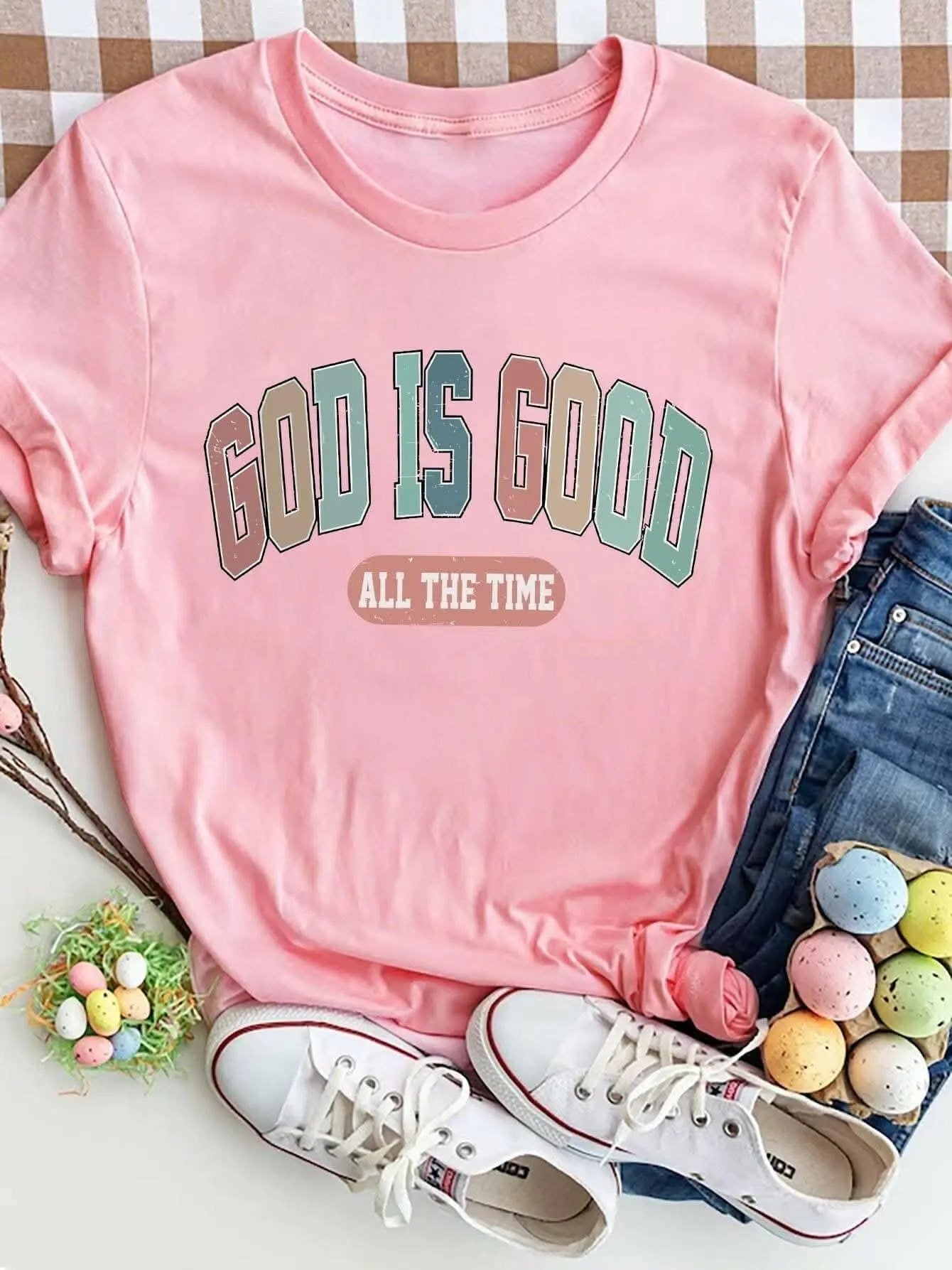 Trendsi God is Good Graphic Tee - Faith Inspired Unisex