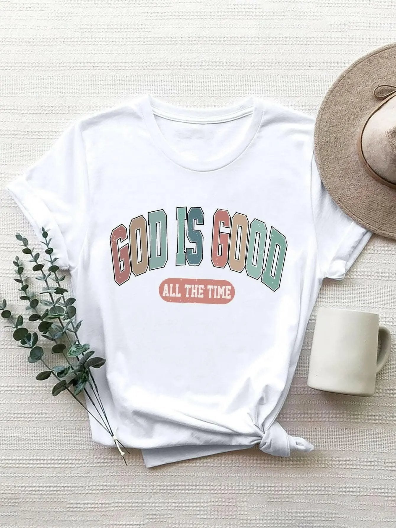 Trendsi God is Good Graphic Tee - Faith Inspired Unisex