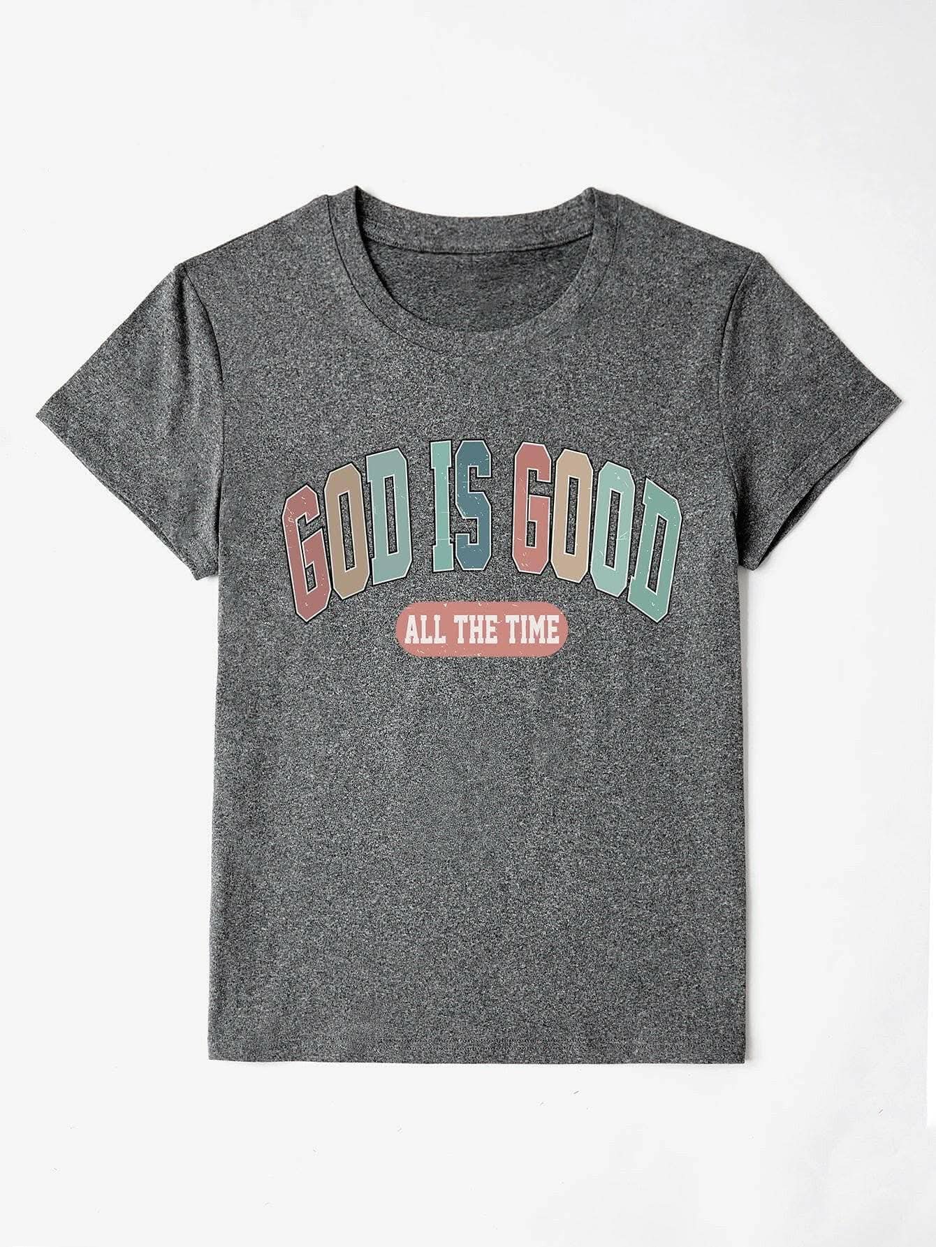Trendsi God is Good Graphic Tee - Faith Inspired Unisex
