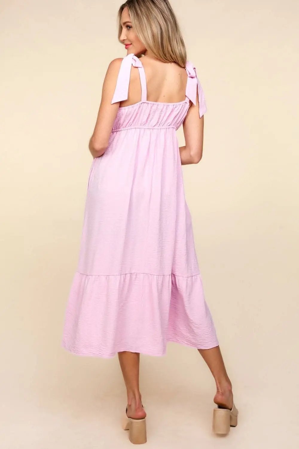 Accessories Trendsi Haptics Crochet Lace Midi Dress with Ruffle Hem an