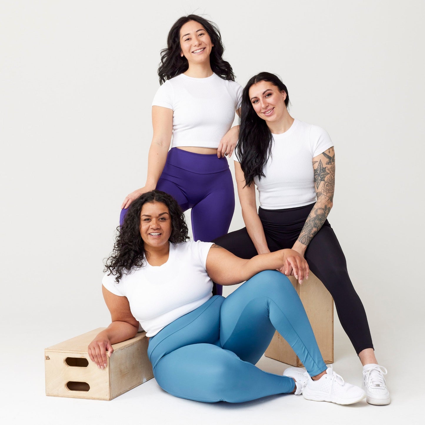 Risea - High-Rise Leggings - Indigo