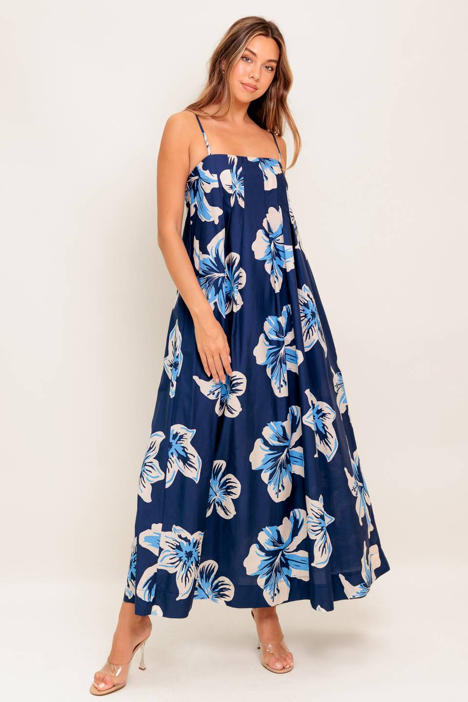 ON MY WAY WOVEN MAXI DRESS