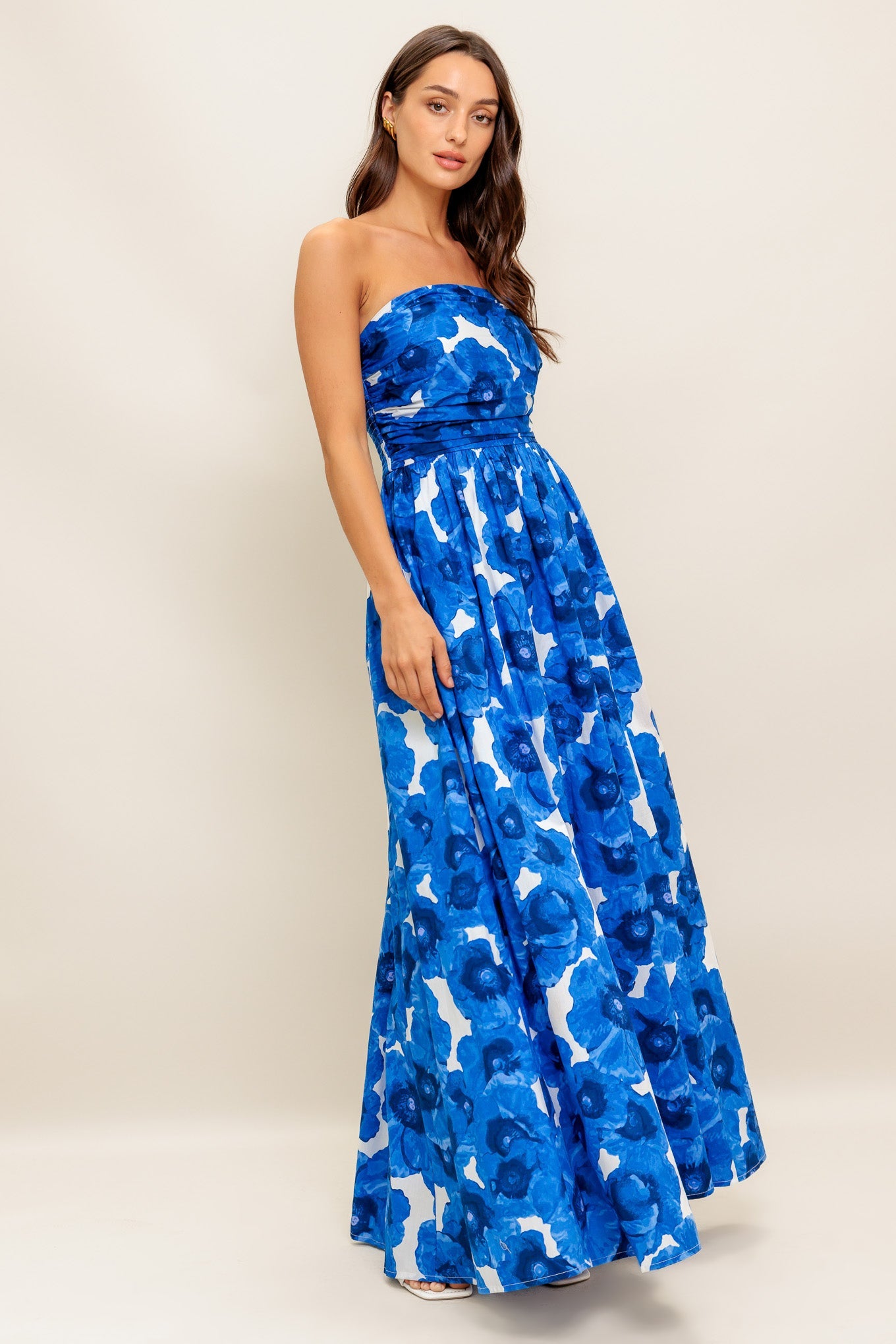 REGAL ROMANCE WOVEN MAXI DRESS
