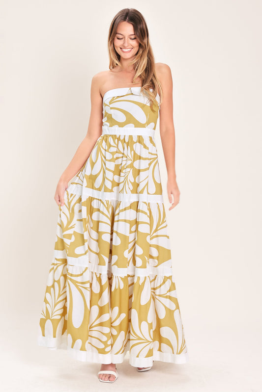 GOOD DAY WOVEN MAXI DRESS