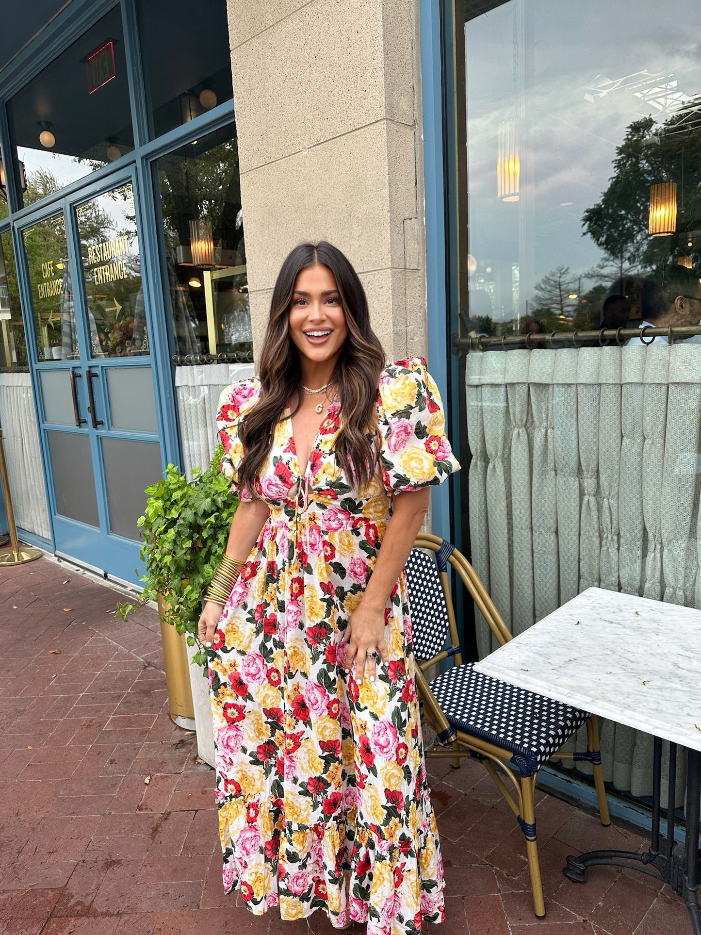 Miranda Puff Sleeve Maxi Dress - Vanity