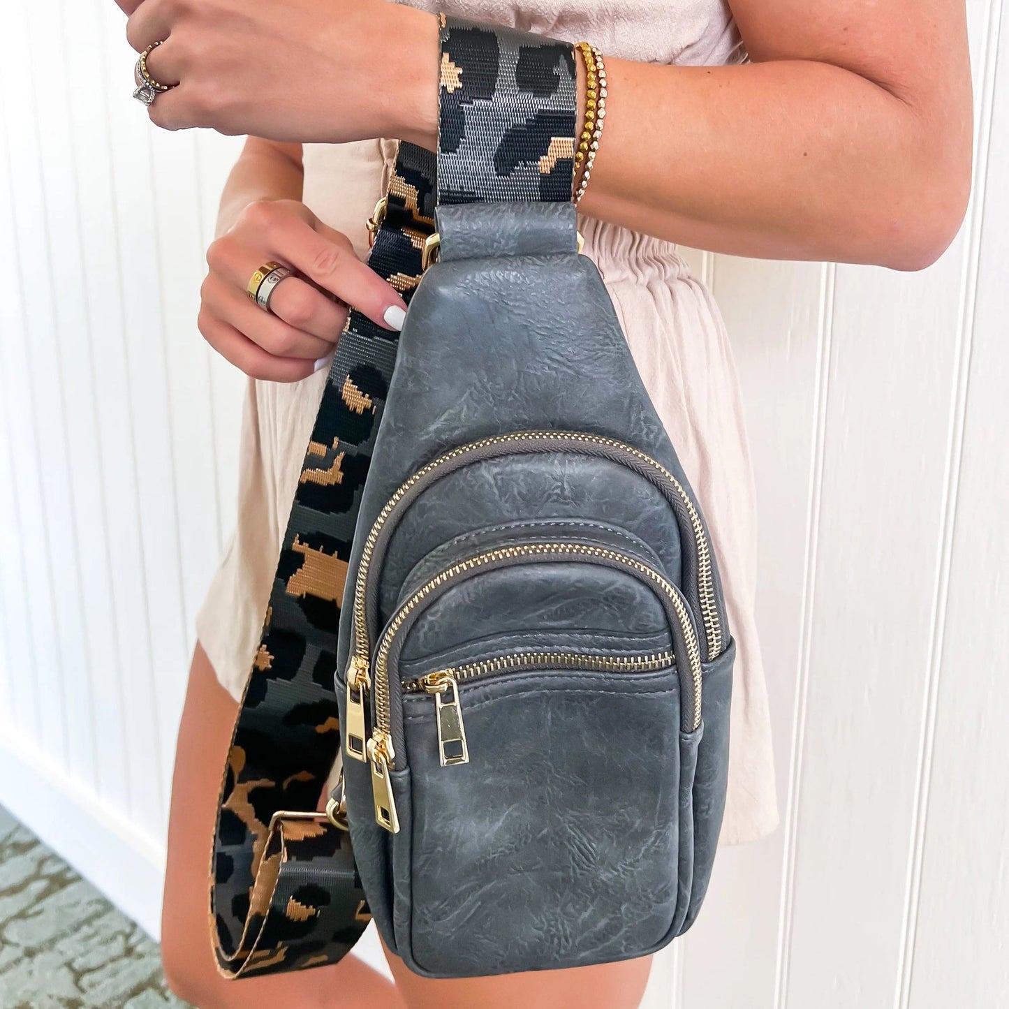 Sling Bag - Interchangeable Strap - Women's Crossbody
