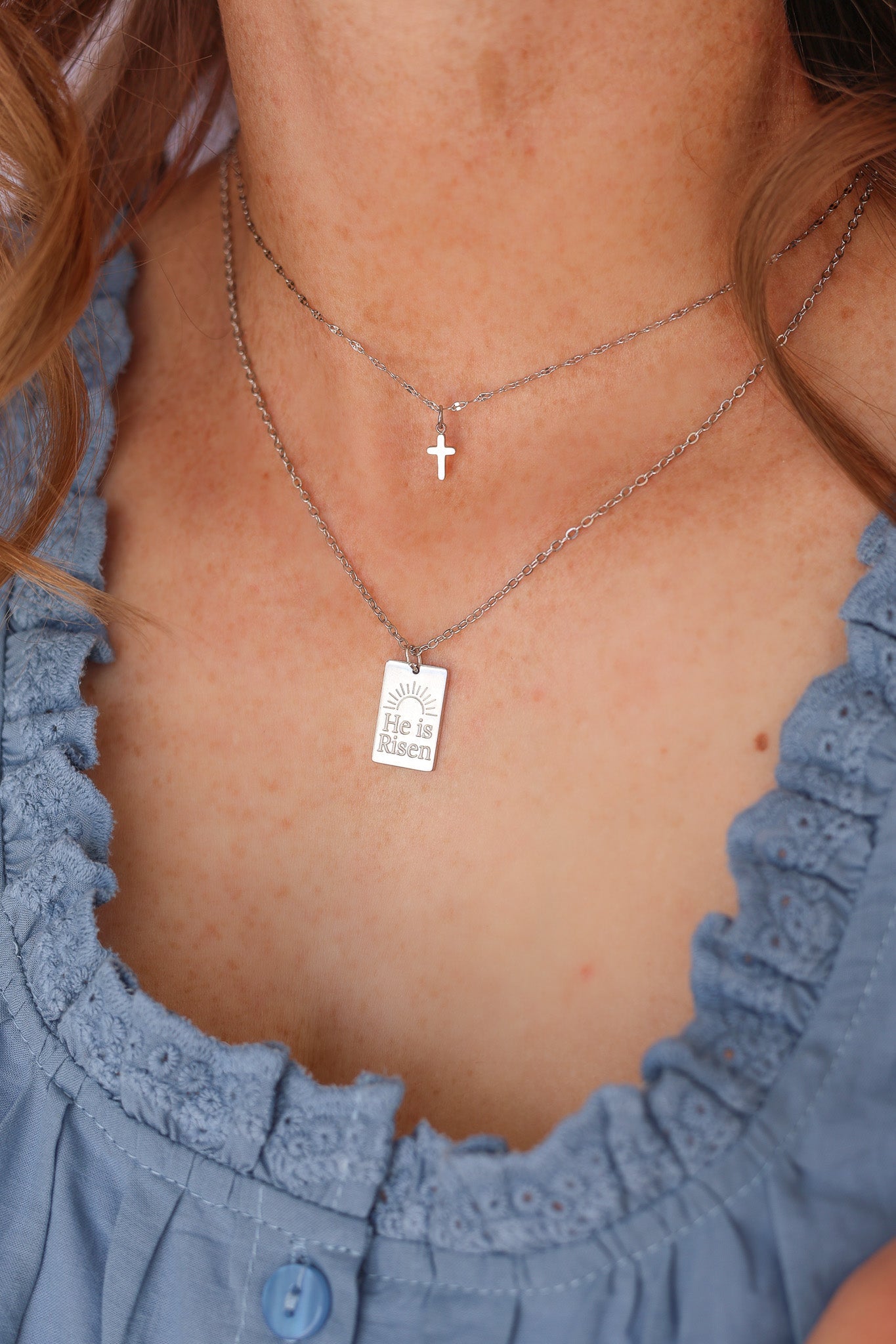He is Risen Necklace
