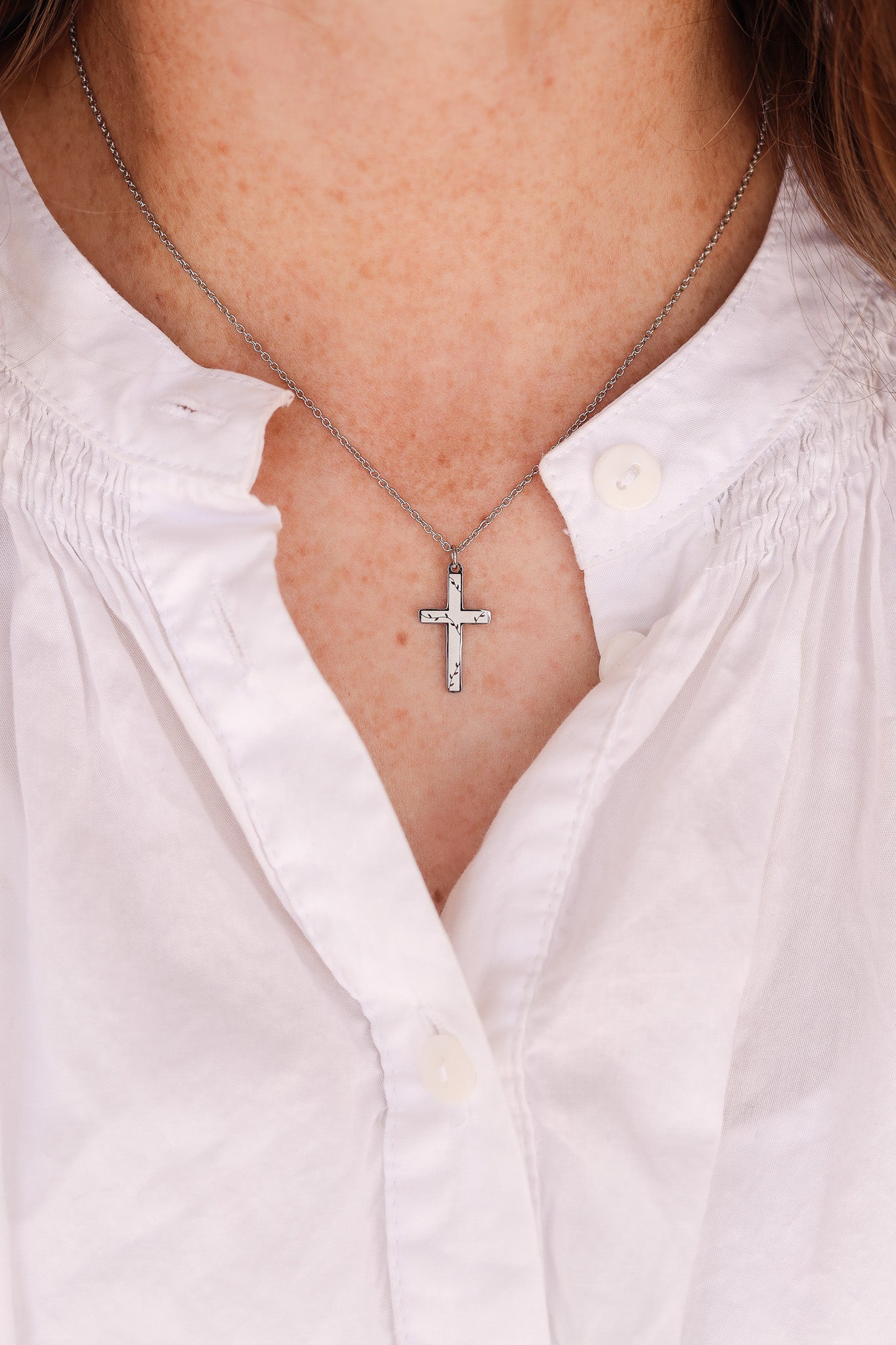 Ivy Cross Necklace