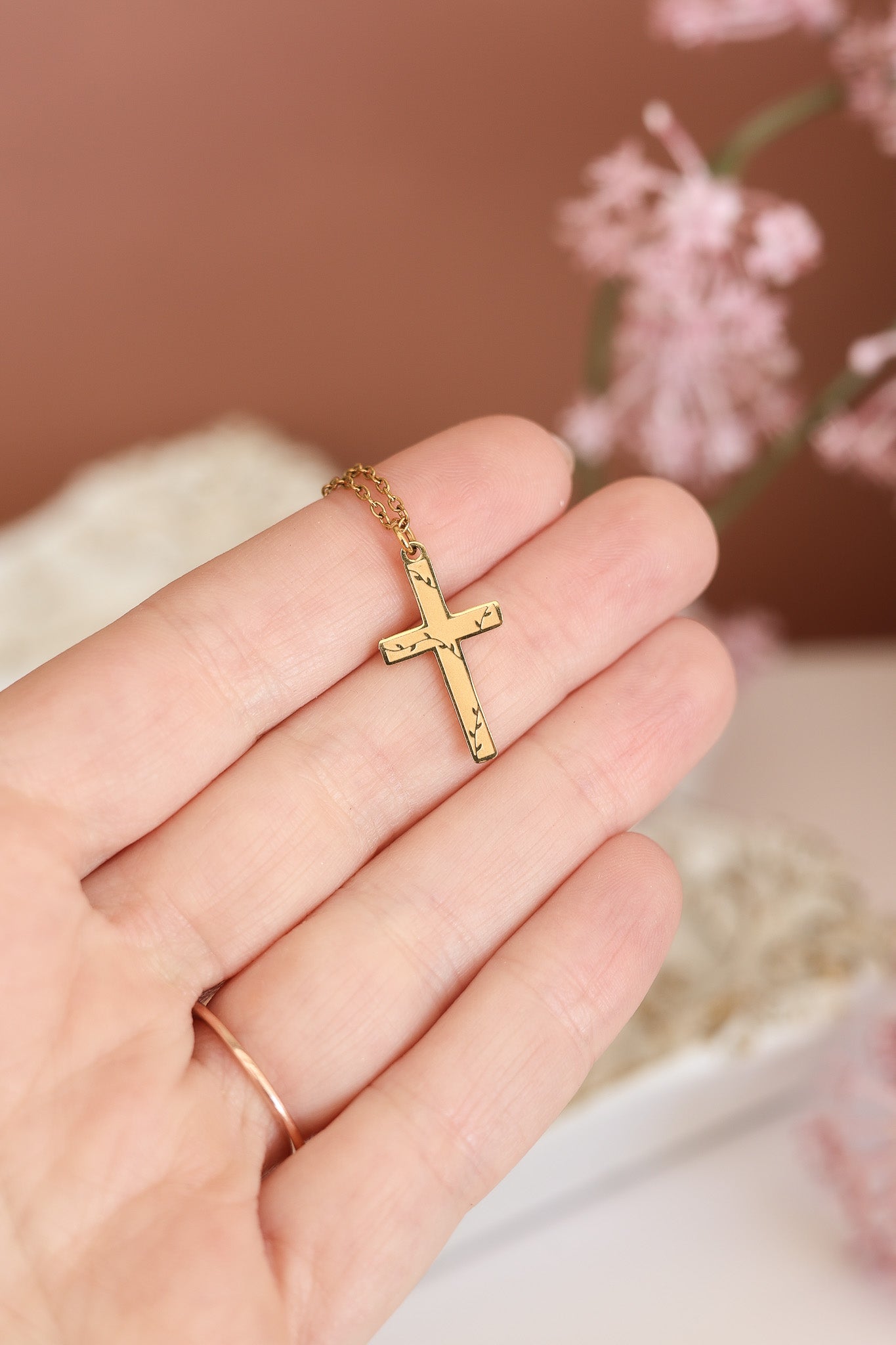 Ivy Cross Necklace