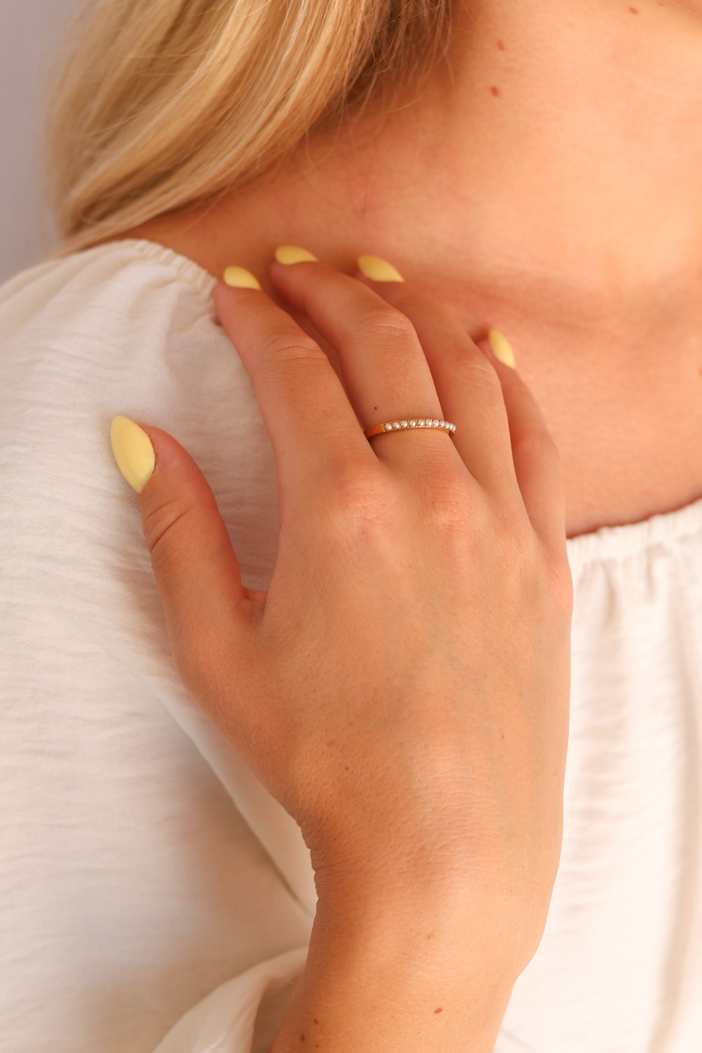 Pearl Stacker Ring