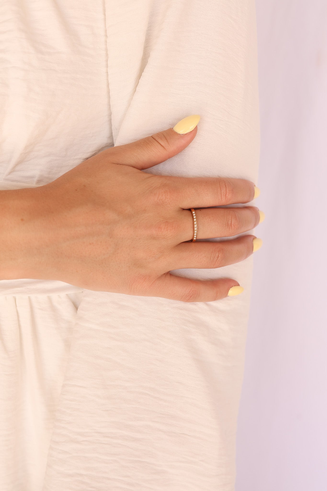 Pearl Stacker Ring