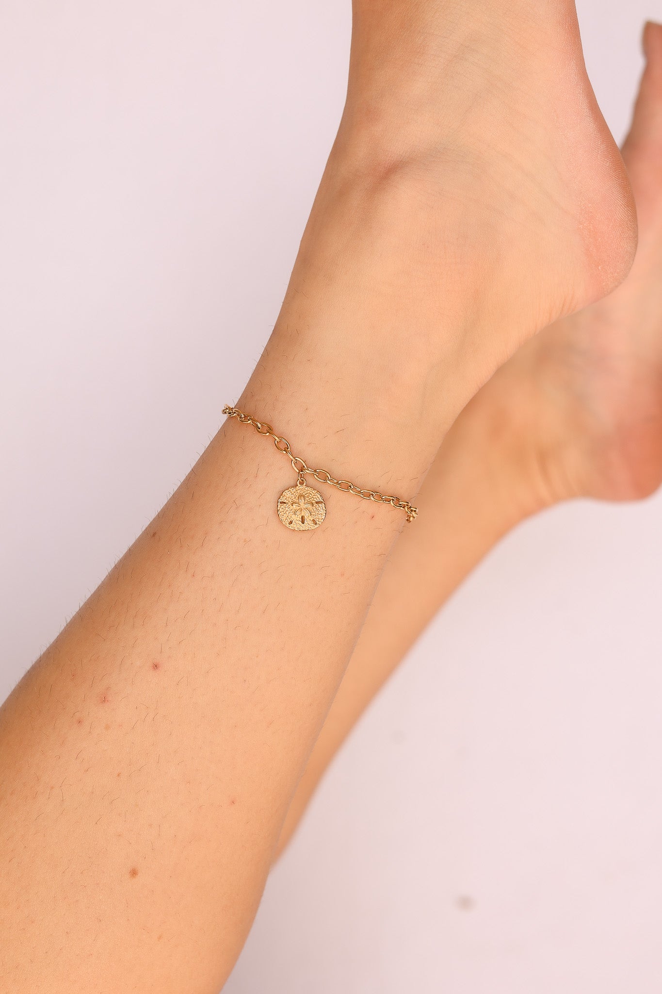 Sand Dollar Anklet