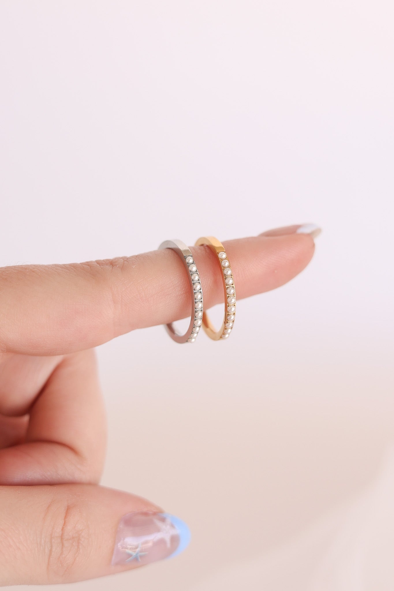 Pearl Stacker Ring