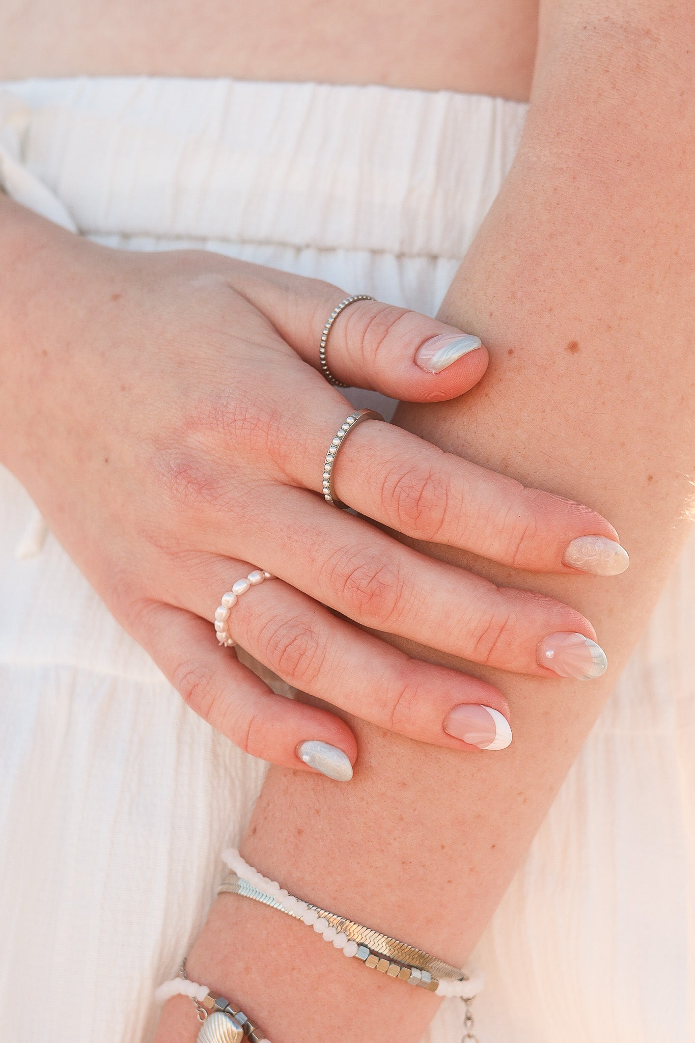 Pearl Stacker Ring
