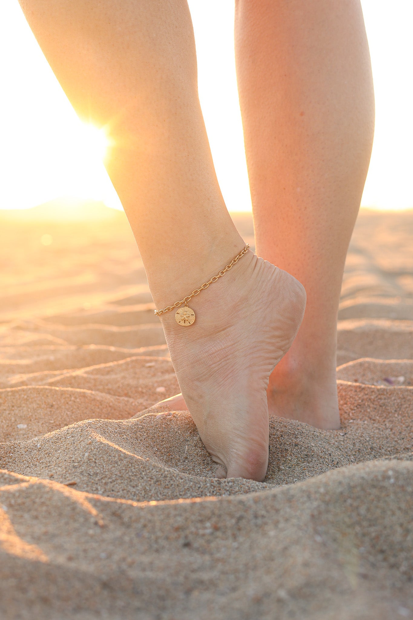 Sand Dollar Anklet