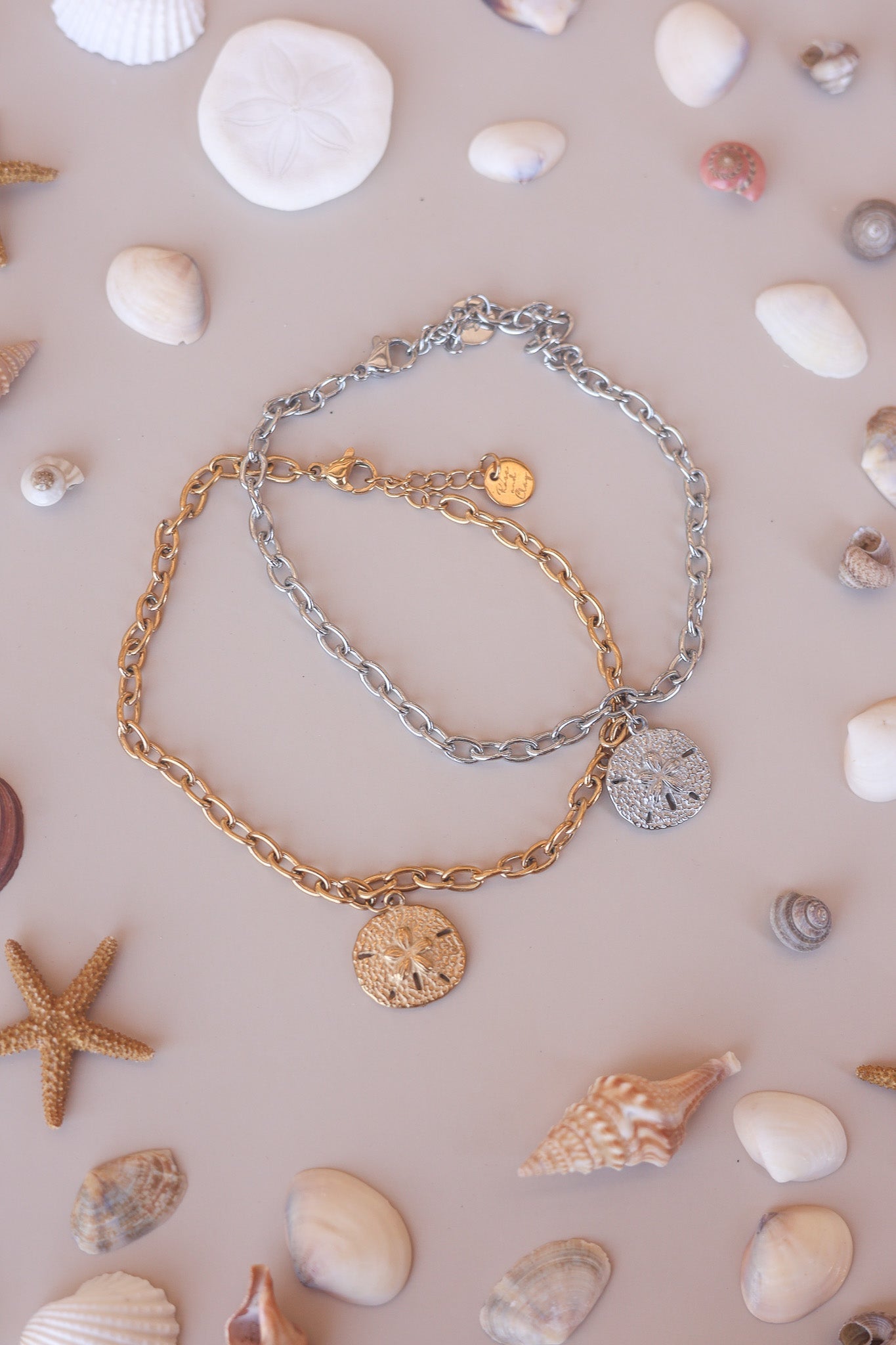 Sand Dollar Anklet