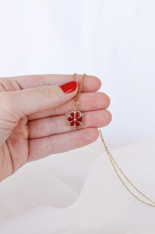 Noelle Necklace in Ruby