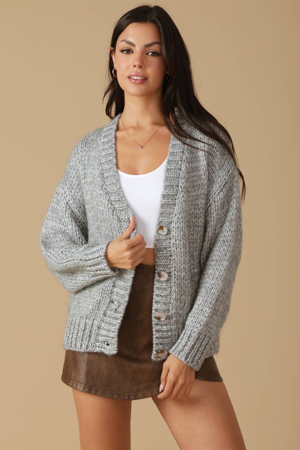 WEEKEND WARMTH SWEATER KNIT CARDIGAN