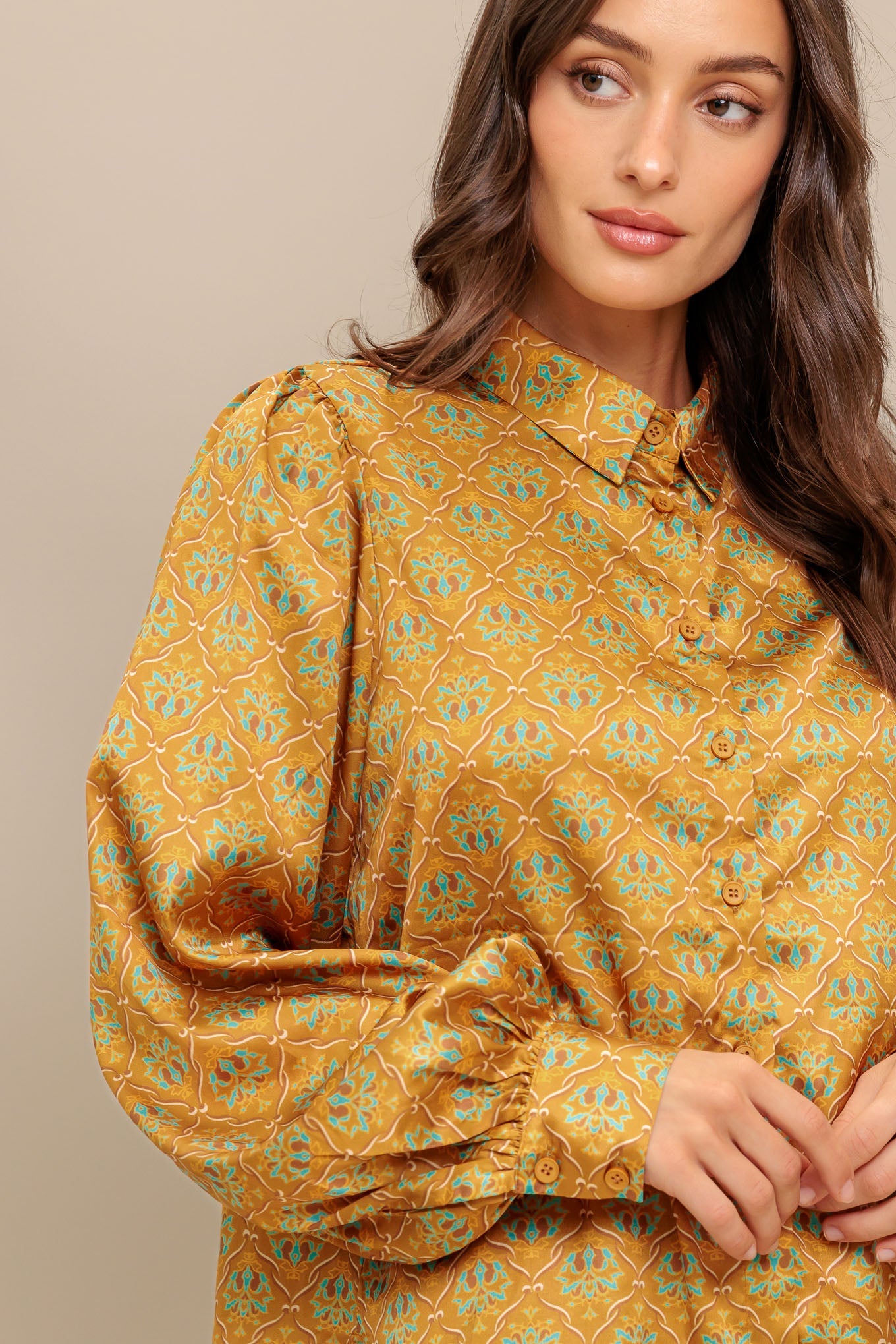 MOROCCAN MUSE WOVEN TOP