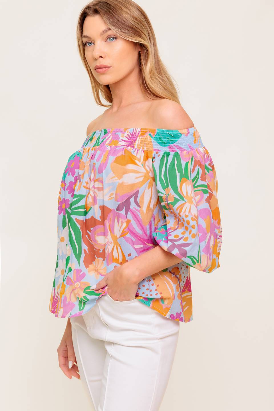 PRECIOUS MOMENT WOVEN TOP