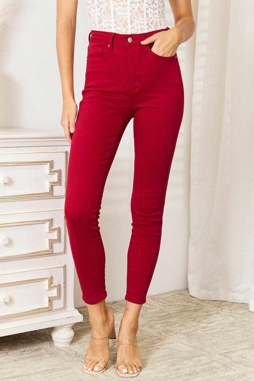 Pants Trendsi Judy Blue tummy control skinny jeans