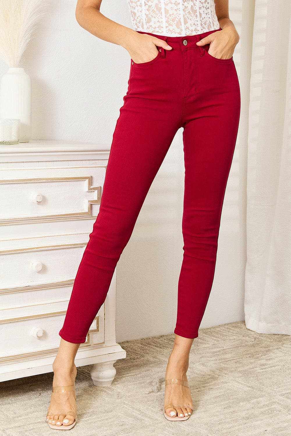 Pants Trendsi Judy Blue tummy control skinny jeans