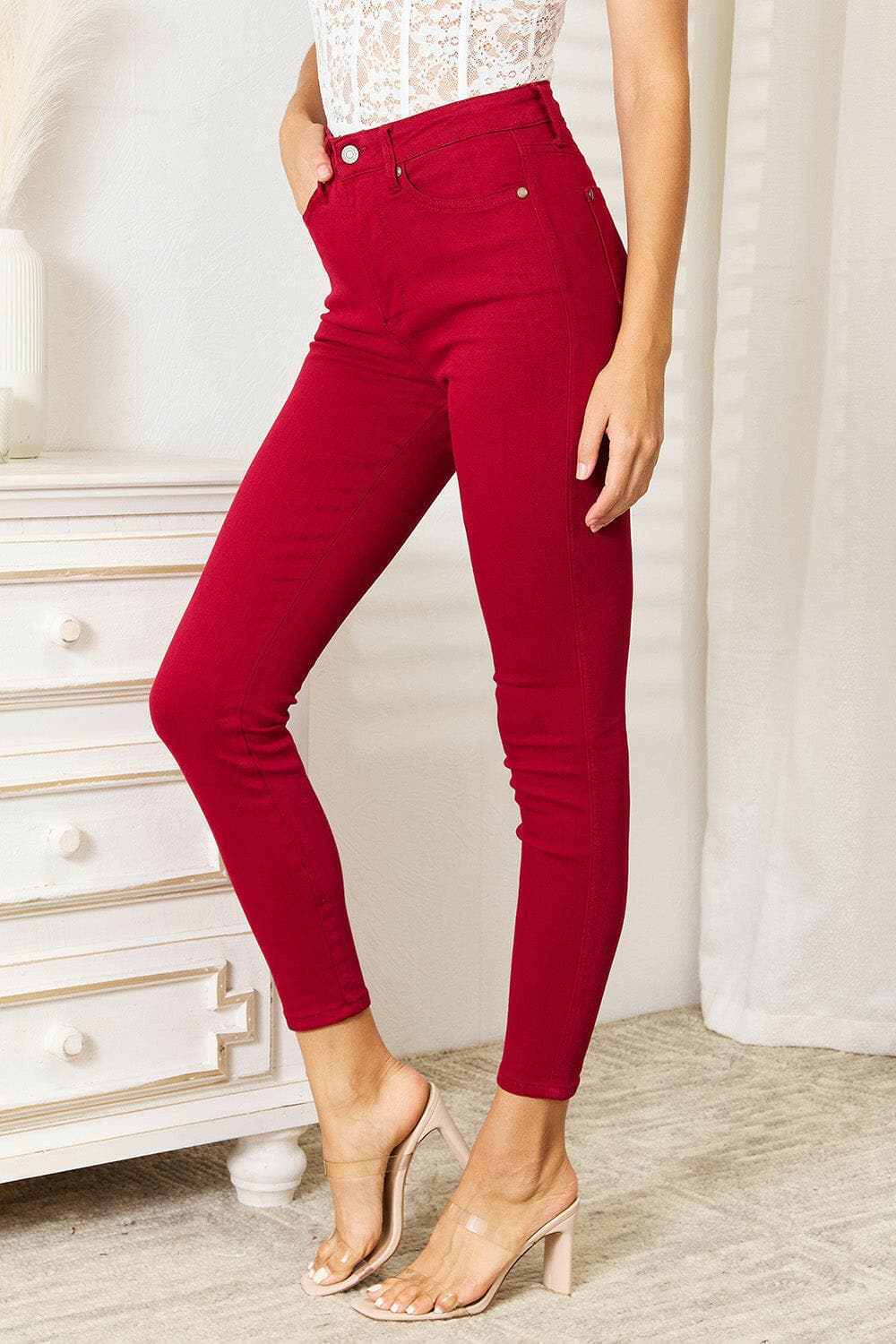 Pants Trendsi Judy Blue tummy control skinny jeans