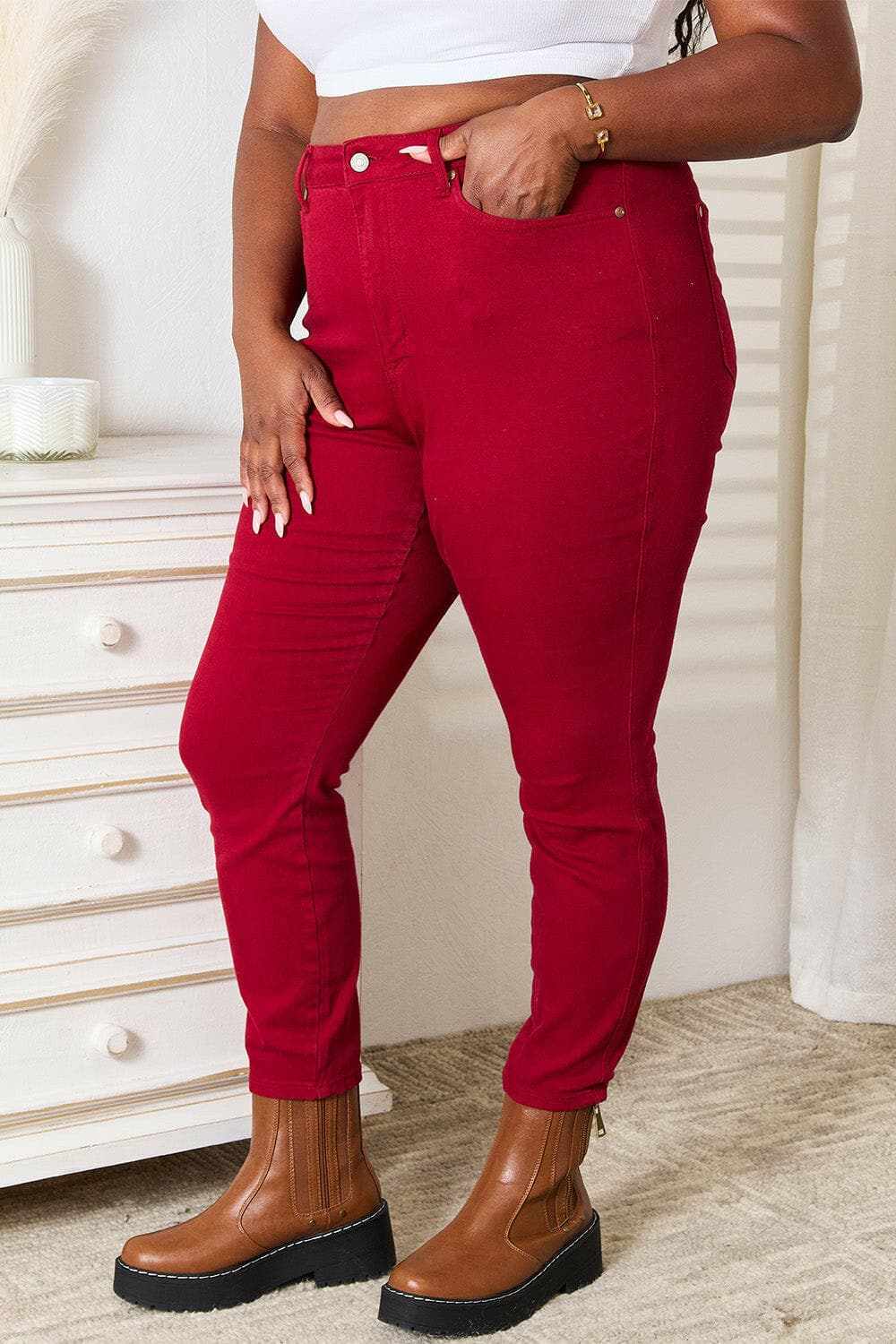 Pants Trendsi Judy Blue tummy control skinny jeans
