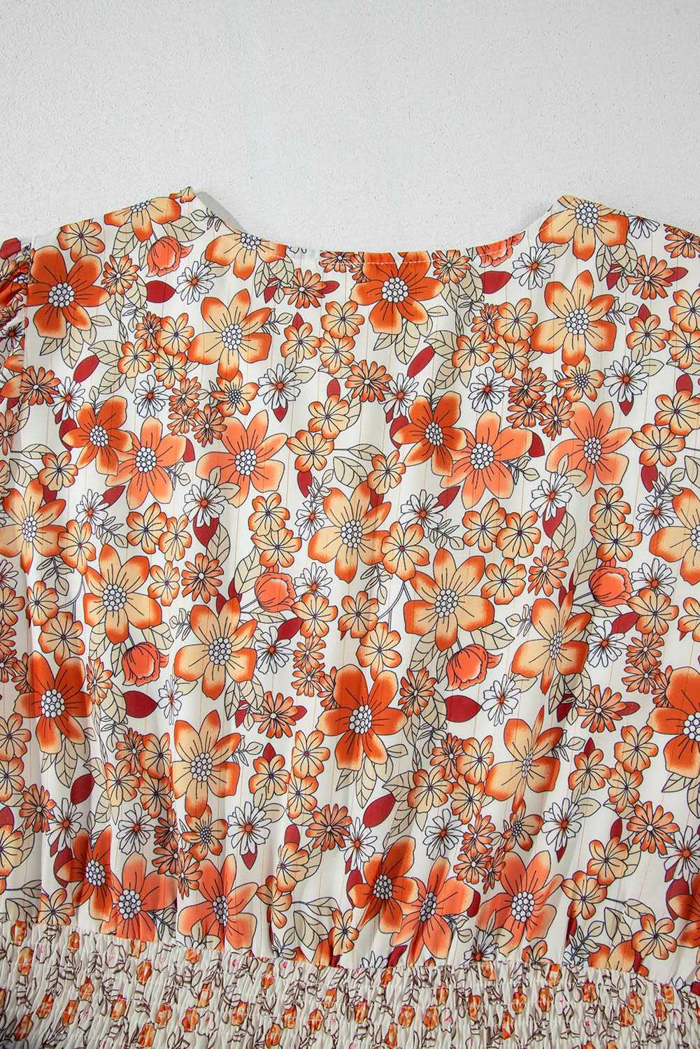 Dresses Love Salve Khaki Floral Maxi Dress Women's Fall Southern Belle Style + Comfy Fit