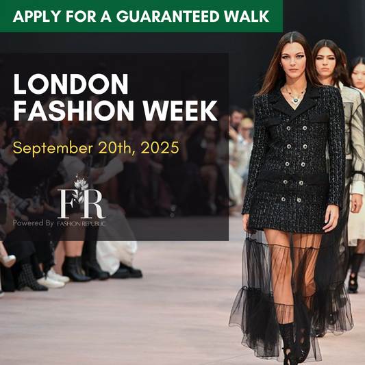 Runway Walk at London Fashion Week Show (Guaranteed)